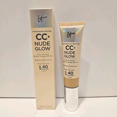 It Cosmetics Your Skin But Better CC+SPF 40 NUDE GLOW-  MEDIUM- exp 09/26 NIB - Image 1 of 4