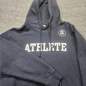Barstool Sports Athlete Hoodie Mens Medium Blue Pullover Outdoors - Picture 1 of 7