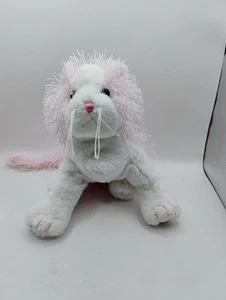 Peluche Gato Ganz Rosa Y Blanco HM189 Sin Etiqueta - Imagen 1 de 5