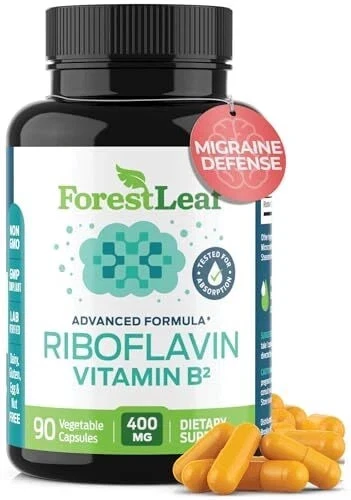 ForestLeaf Vitamina B2 Riboflavina 400mg - Energia, Pele e Célula expira 28/07 - Imagem 1 de 1
