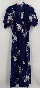 Vintage 1970's American Airlines Hawaiian Flight Attendant Dress Brookhurst 12R - Picture 1 of 5
