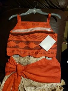 New Disney Store MOANA COSTUME for KIDS 9/10 Girls. - Picture 1 of 6