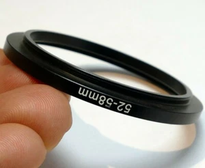 52mm to 58mm Metal Ring for lens male to female threads step -up   - Picture 1 of 6