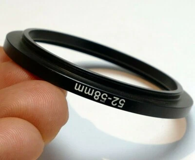 52mm to 58mm Metal Ring for lens male to female threads step -up   - Image 1 of 4