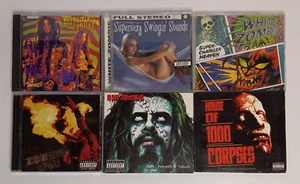 White Zombie-Rob Zombie CDs: LA Sexorcisto-SuperSexy-Live-House of 1000 Corpses+ - Picture 1 of 4