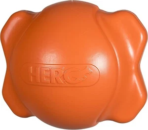 Caitec Hero Retriever Signature Series Soft Rubber Bone Ball Orange (64130) - Picture 1 of 1