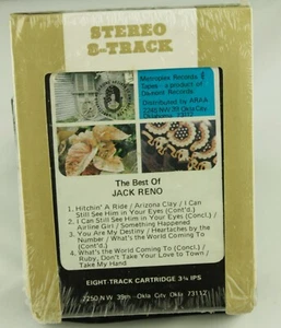 NOS The Best Of Jack Reno 8 Track Stereo Tape 3 3/4 IPS MCR Sealed FREE SHIP - Picture 1 of 3
