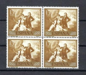Spain 1958 S# 867 The Parasol by Goya block 4 MNH - Picture 1 of 1