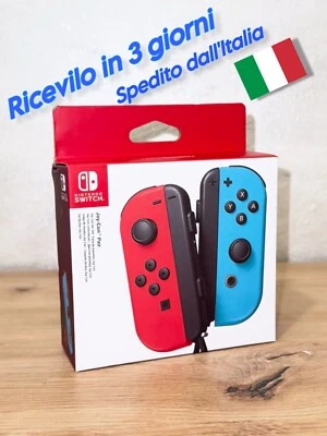 Controller Originale Nintendo Switch nuovo Set da 2 Joy-con (Rosso e Blu) - Image 1 of 3