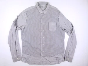 KL058 ALLSAINTS vintage 80/90 distress patchwork design shirt size XL excellent! - Picture 1 of 11