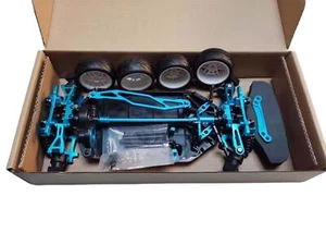 1/10 Alloy Upgrade RC Chassis Tamiya TT02 Frame Kit Shaft Drive Touring Car - Picture 1 of 7