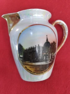 Antique German Luster-wear Creamer / Pitcher 2-1/2” tall 6oz Germany - Picture 1 of 7