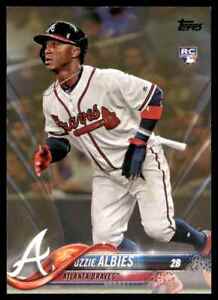 2018 Topps Series 1 Gold Ozzie Albies Rookie Braves #276 C01