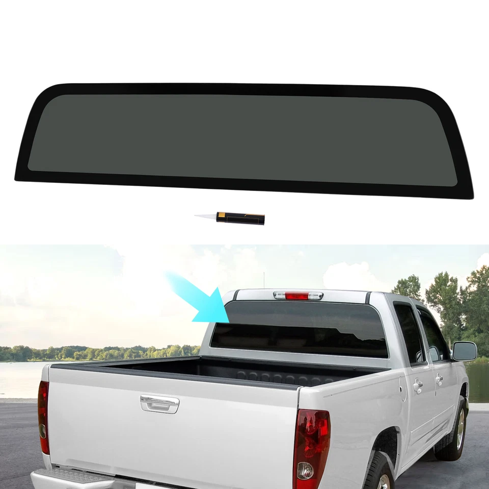 Rear Window Tempered Glass Fits Chevrolet Colorado/GMC Canyon 2004-2012 W/Seal - Image 1 of 4