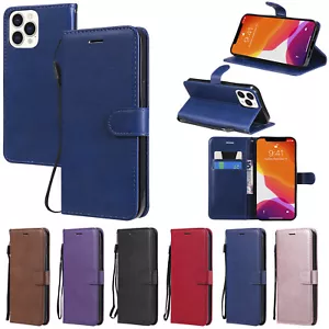 For Huawei P40 P30 P20Pro Honor 8X 50 P Smart Y5 Y6 Y7 Y9 Wallet PU Leather Case - Picture 1 of 14
