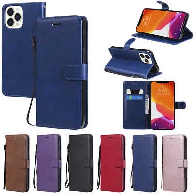 For LG V20 V30 V40 V50 k8 k10 K51 Luxury Flip Wallet PU Leather Case Stand Cover - Image 1 of 4