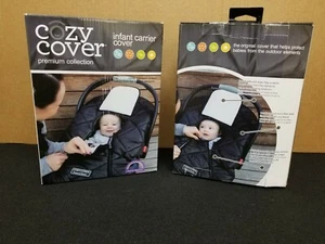 Cozy Cover Colección Premium - Acolchado - Funda de asiento de coche segura para bebé - Negra - Imagen 1 de 3