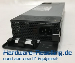 Cisco Power Supply PWR-C2 V02 341-0533-02 1025WAC 1025W For 3650 2960XR - Zdjęcie 1 z 3