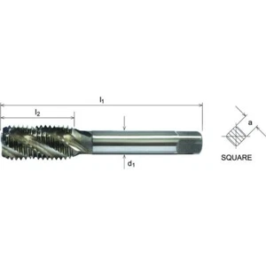 Somta Series 528 - HSSE-V Spiral Flute Tap BSW 1/2" (Standard) - Picture 1 of 2