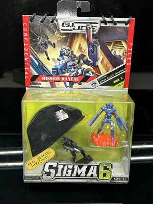 Juego de 6 figuras Gi Joe Sigma OJOS DE SERPIENTE Y MURCIÉLAGO Hasbro Ninja Night Paracaídas Golpeado Foto 1 de 3