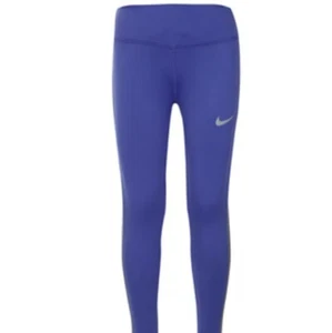 Nike Running Girl's DRI-FIT Leggings Size 4 Violet FREE SHIPPING Retail $34 - Picture 1 of 11