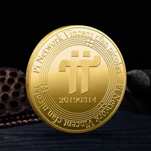 PI Pi Network Coin | Cryptocurrency Virtual Currency Gold Plated Coin - Picture 1 of 2