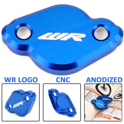 Tapa de depósito de líquido de frenos trasero CNC para YAMAHA WR250F WR250R WR250X WR450F Foto 1 de 4
