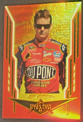 Jeff Gordon 2008 Press Pass Stealth Chrome Exclusives Parallel #11 (63/99) - Image 1 of 2