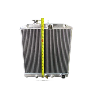 CXRacing 2 Rows Aluminum Radiator For 92-00 Honda Civic DEL SOL B16 B18 B Series - Picture 1 of 7
