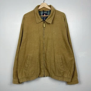 Polo Ralph Lauren Corduroy Harrington Jacket, Beige, Vintage Chaps, Mens XL - Picture 1 of 12