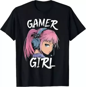 Gamer Girl Shirt For Girls Teens Women Video Gaming Graphic T-Shirt - Picture 1 of 4