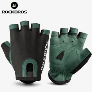 ROCKBROS Cycling Glove Bicycle Half-finger Gloves Breathable Sweat-Wicking Glove - Picture 1 of 7