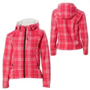 Spyder Jacket Womens M Arc Plaid US Ski Team Hooded Softshell Jacket Snow Sports - Picture 1 of 12