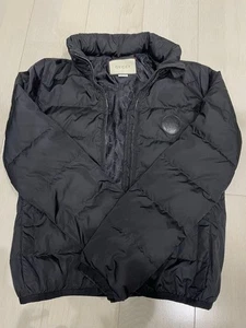 Gucci Black Short Down Jacket Women's Size 36 Hooded Used 5x Japan - Picture 1 of 11