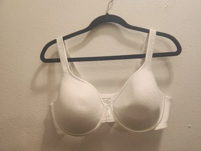 Vanity Fair Body Caress White 75336 Underwire Full Coverage Bra 40D  #11 - Image 1 of 4
