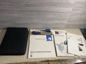 1997 BMW 5 Series/528i/540i 10x7 Leather Portfolio Directory +Warranty manual - Picture 1 of 6