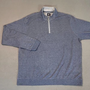 Johnnie-O Mens 2XL Sully 1/4 Zip Pullover Wrinkle Resistant Helios Blue Modal - Picture 1 of 8