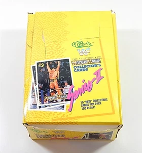 # 1990 Clásico WWF Lucha Libre Historia de Wrestlemania Serie 2 Caja (36 Paquetes) - Imagen 1 de 5