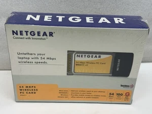 Netgear WG511 54Mbps Wireless PC Card WG511VCNA 2.4Ghz 802.11g WiFi Internet - Picture 1 of 11