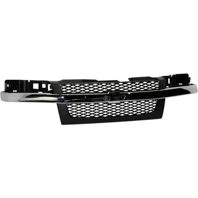 Grille Assembly Textured Dark Gray 2 Piece Design For 2004-12 CHEVROLET COLORADO Foto 1 de 4