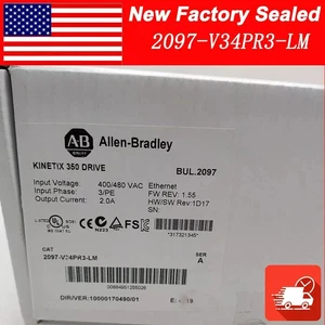 Nuevo Servo Driver Allen-Bradley 2097-V34PR3-LM/A Kinetix 350 Sellado de Fábrica - Imagen 1 de 3