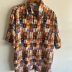Vintage Playboy Centerfold Shirt Large Magazine Covers 90s - Bild 1 von 10