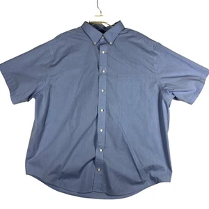 Roundtree & Yorke Travel Smart Shirt Herren 2XB Big 2X Hellblau Kurzarm - Bild 1 von 7