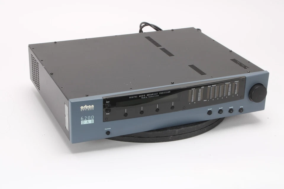 Optimod 6200 DAB Broadcast AES Digital Audio Processor With Power Cable - Image 1 of 4