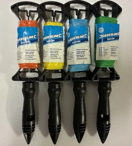 Silverline 4 Pack Brick Lines – 30m Each – 120m Total – Masonry Tools - Picture 1 of 1