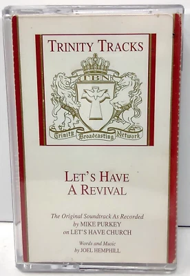Trinity Tracks Single Lets Have A Revival Cassette Tape TBN Records 1993 - Image 1 of 4