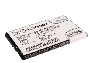 NEW Battery for Motorola Bravo Defy defy XT BF5X Li-ion UK Stock - Foto 1 di 5