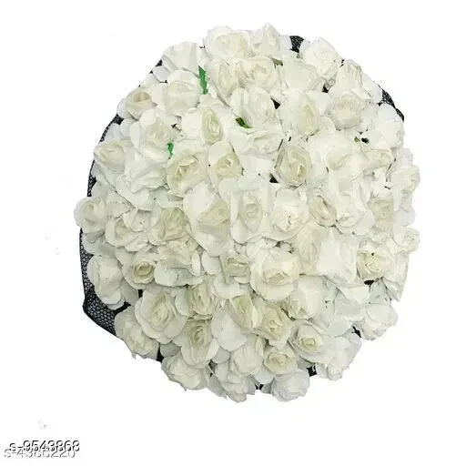 Diva 时尚女式发饰 - 美丽的白色花朵发饰 — 第 1/1 张图片