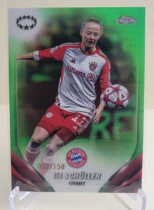 2023-24 TOPPS CROMO MUJER UEFA LEA SCHULLER #93 VERDE NEÓN SER# 57/150 - Imagen 1 de 2