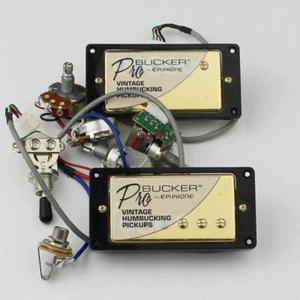 Epiphone Gold ProBucker Classic Vintage Plus Pickups With Harness Wirring - Picture 1 of 2